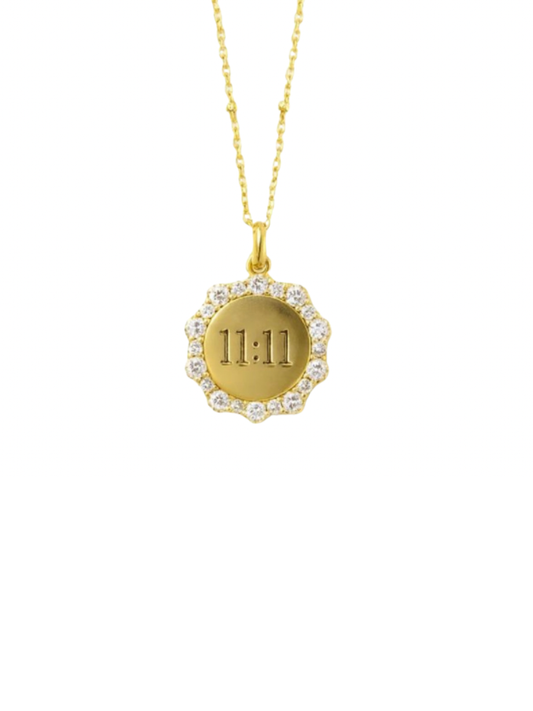 The 11:11 Necklace in Gold