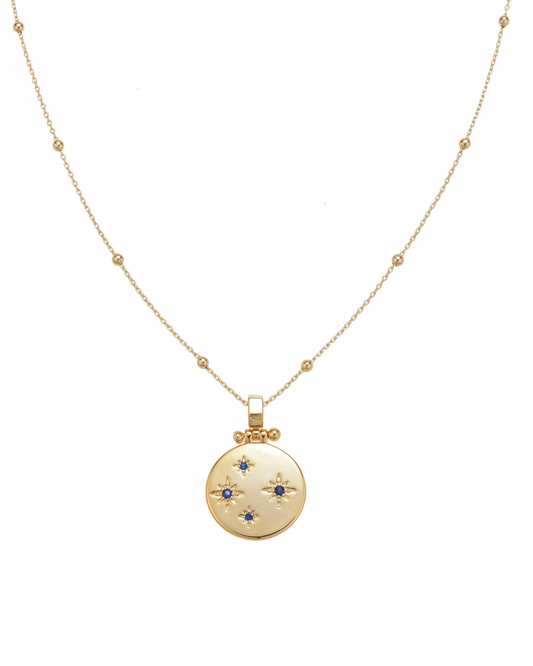 The Birthstone Disc Necklace