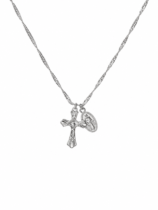 Cross and Coin Silver