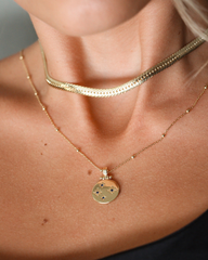 The Birthstone Disc Necklace