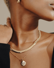 The Birthstone Disc Necklace